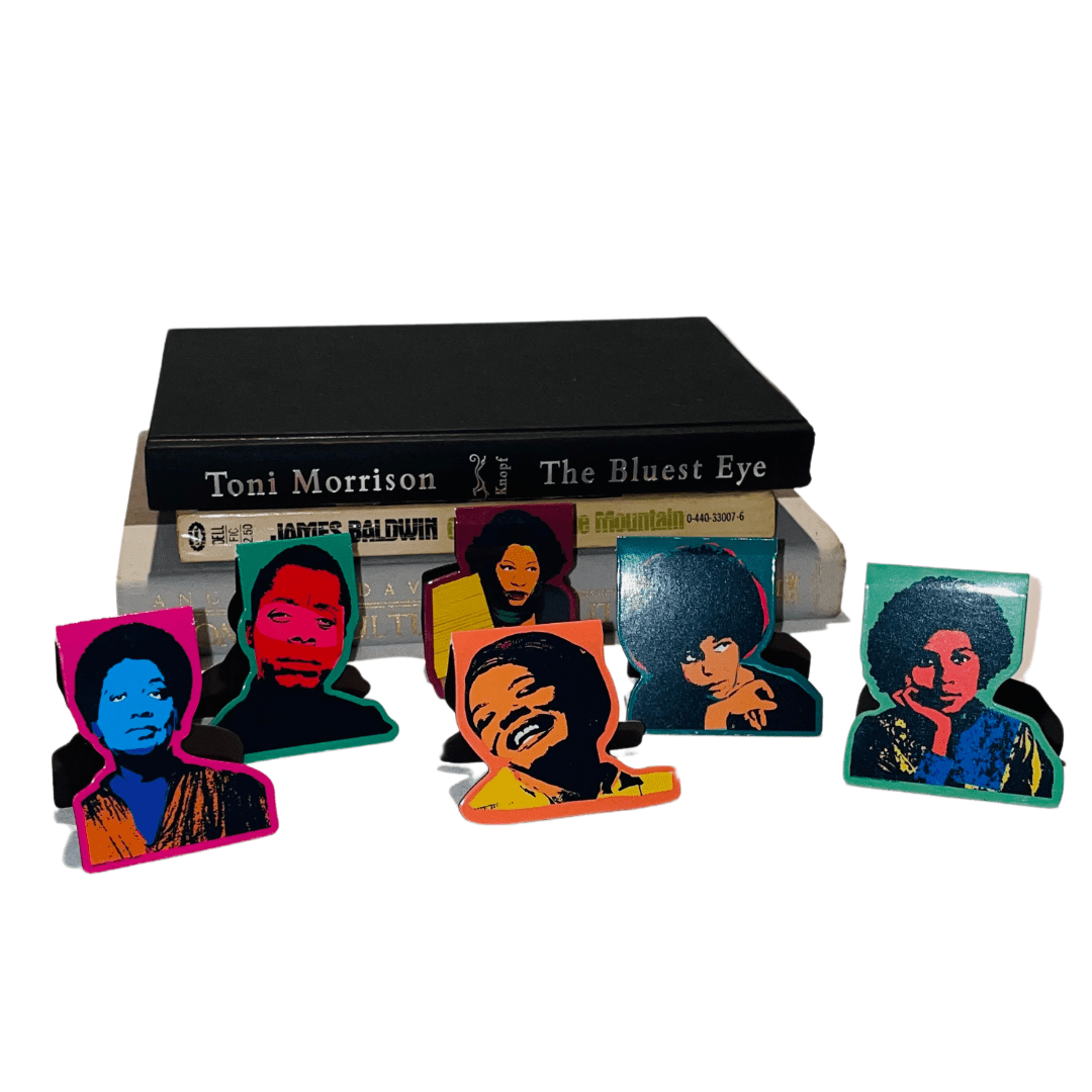 James Baldwin Magnetic Page Marker | Bookmarks | Black History - Tuma's Books