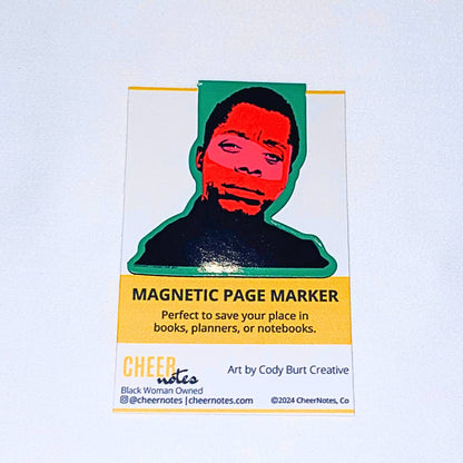 James Baldwin Magnetic Page Marker | Bookmarks | Black History - Tuma's Books