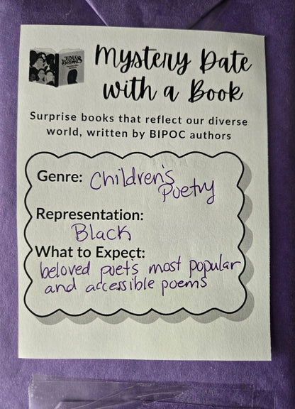 Mystery Date with a Book - Children's Poetry Collection, Black poet - Tuma's Books