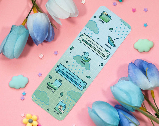 Rainy Day Bookmark - Unicorn Eclipse - Tuma's Books
