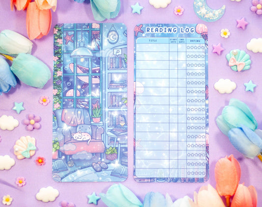 Reading Room Reading Log Bookmark - 28930216 - Tuma's Books