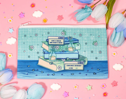 Stacked Books Pencil Case - Tuma's Books