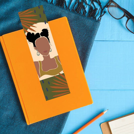 African American Woman Bookmark - Tuma's Books