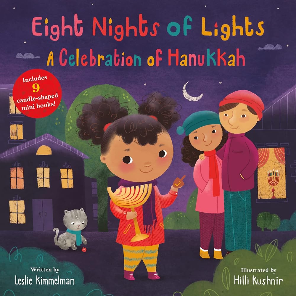 Eight Nights of Lights: A Celebration of Hanukkah by Leslie Kimmelman, Hilli Kushnir - 9780063242487 - Tuma's Books