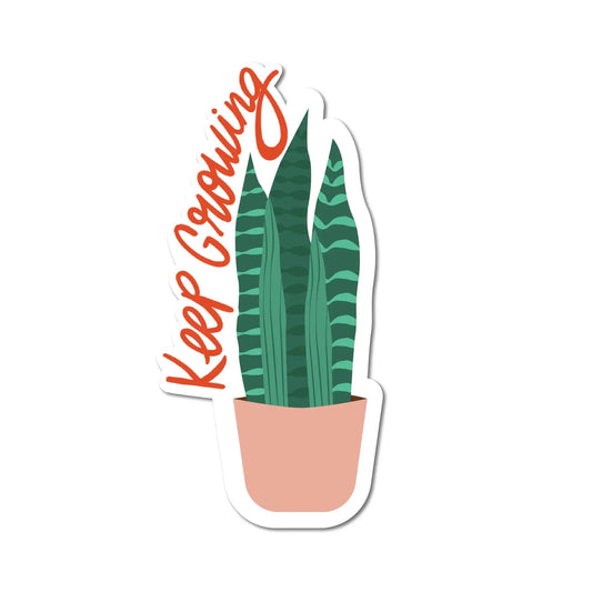 Keep growing Sticker - Tuma's Books