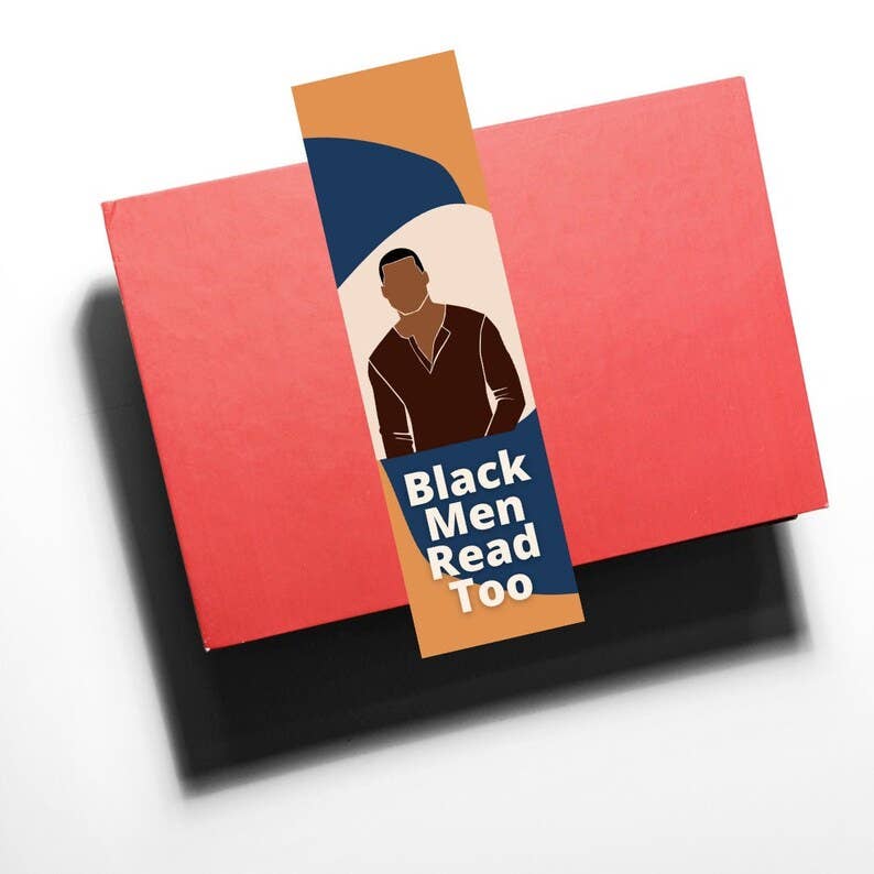 Laminated Black Men Read Too Bookmark - Tuma's Books