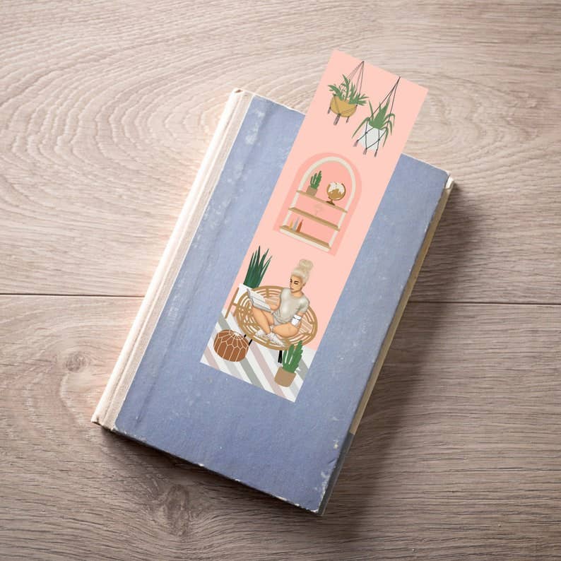 Laminated Homebody Bookmark - "Blond" - Tuma's Books
