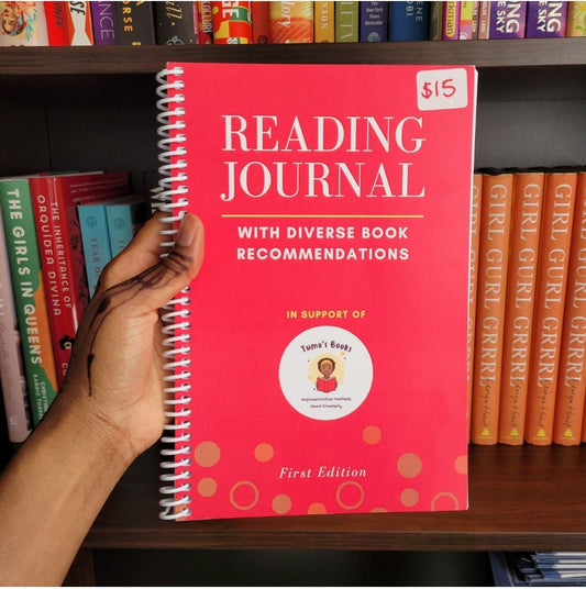 Reading Journal with Diverse Book Recommendations | Spiral Bound | 100 Entries - Tuma's Books - Tuma's Books
