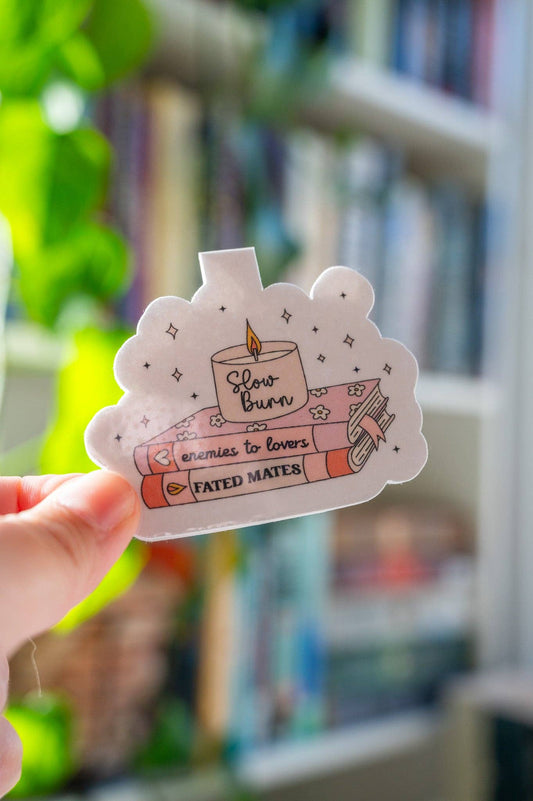 Romance Tropes Magnetic Bookmark - Created By Kelci - Tuma's Books
