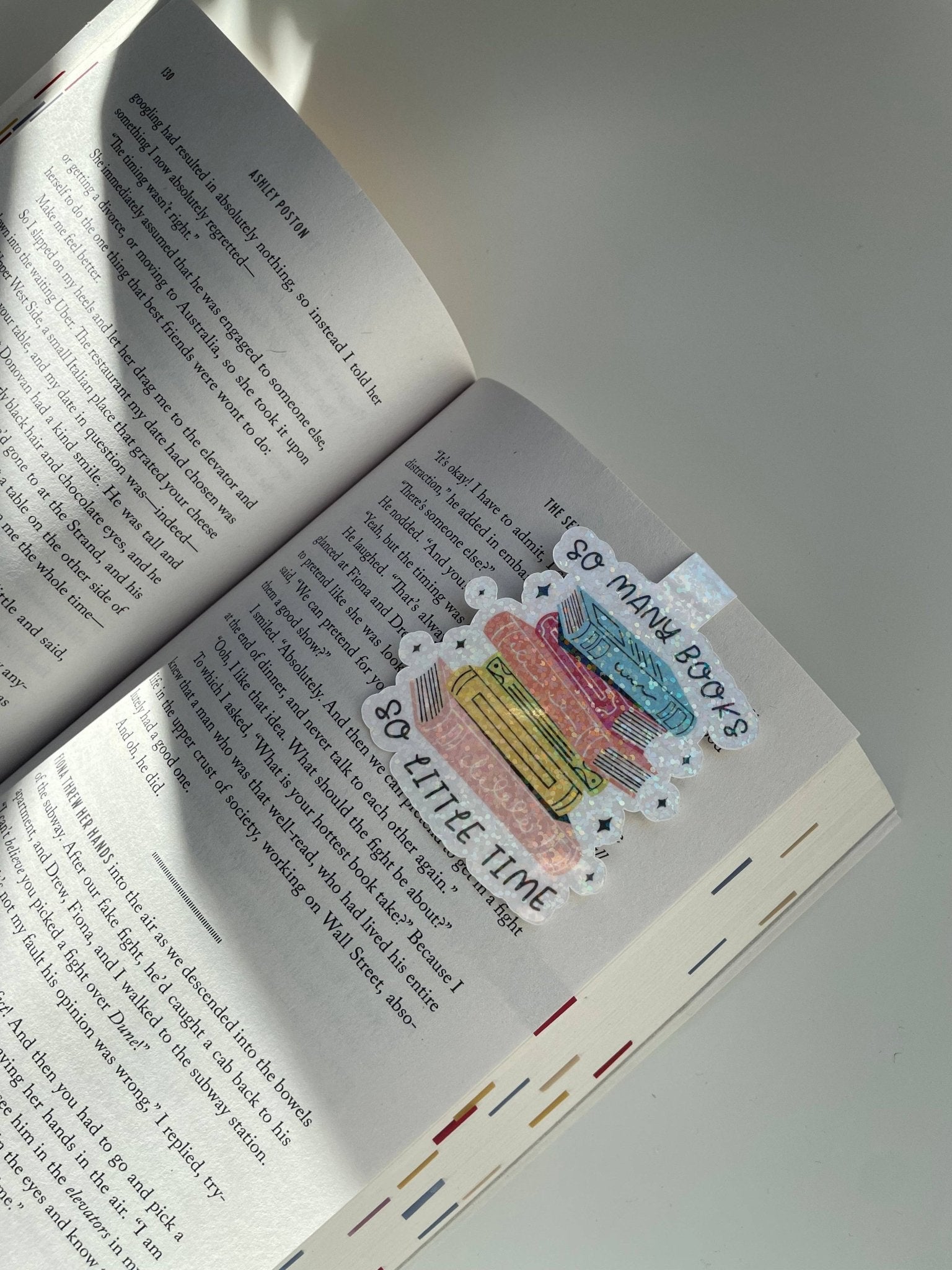 So Many Books So Little Time Magnetic Bookmark - Created By Kelci - Tuma's Books