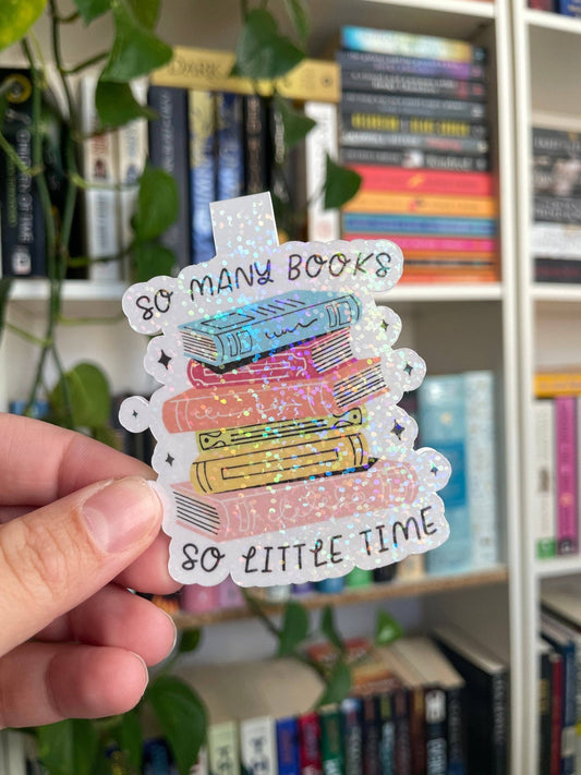 So Many Books So Little Time Magnetic Bookmark - Created By Kelci - Tuma's Books