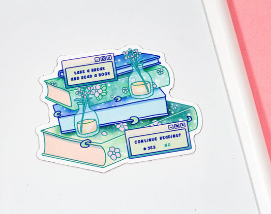 Stacked Books Magnet - Tuma's Books